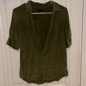 XS TALL J. Crew silk blouse
